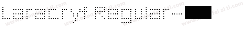 Laracryf Regular字体转换